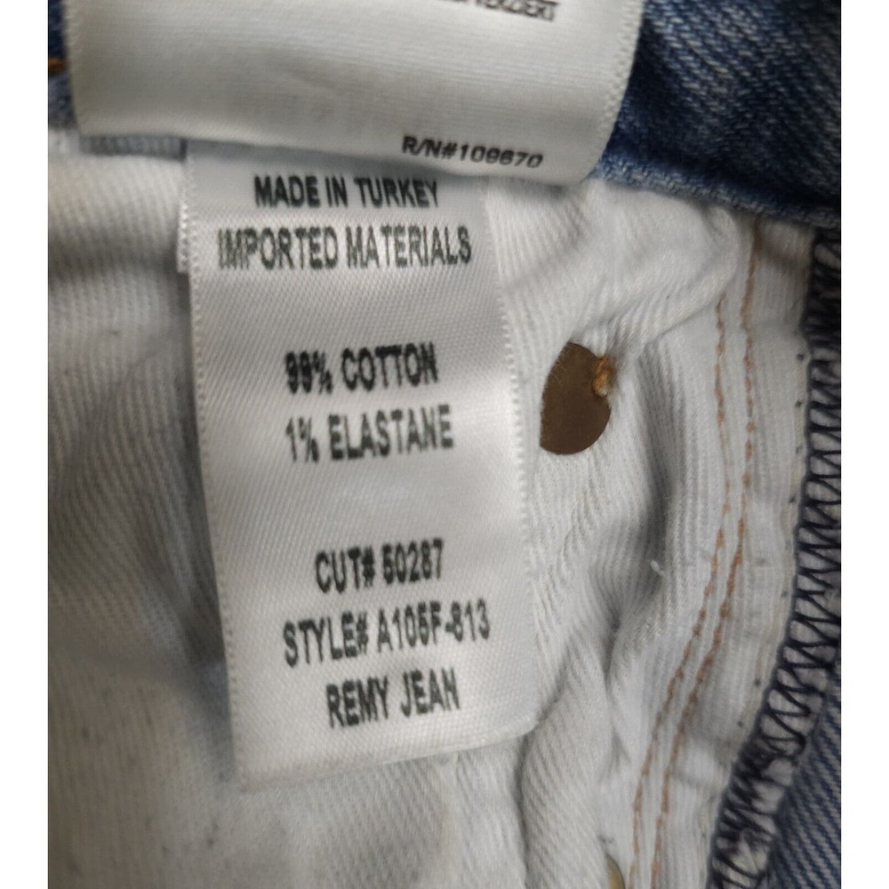 AGOLDE Remy High Rise Organic Straight Jean Fray Hems In Renewable NOWT - Picture 10 of 10
